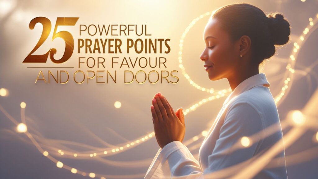 25 Powerful Prayer Points For Favour And Open Doors
