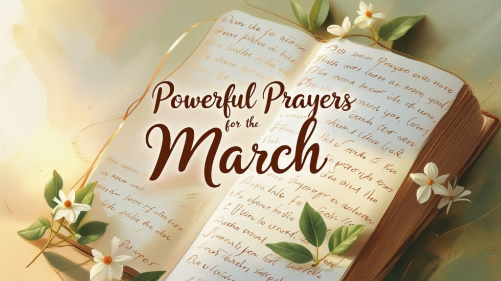 25+ Powerful Prayers For March