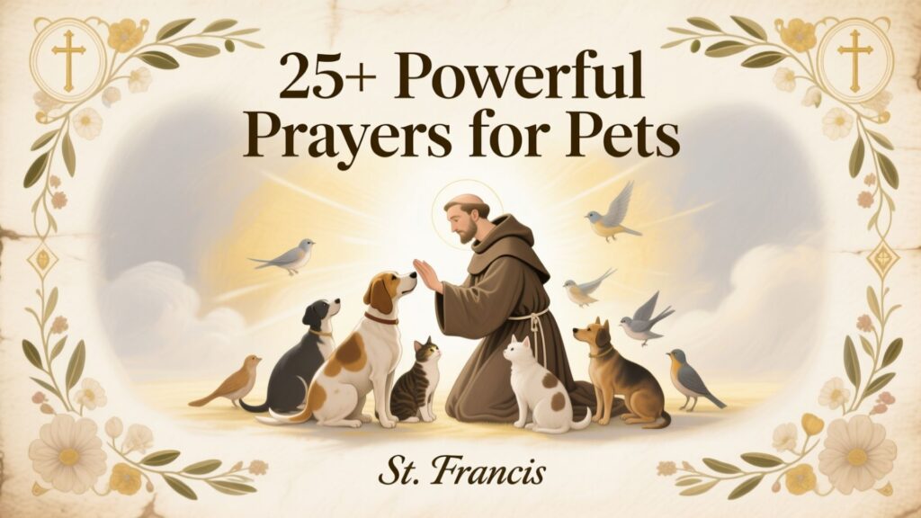 25+ Powerful Prayers For Pets St Francis