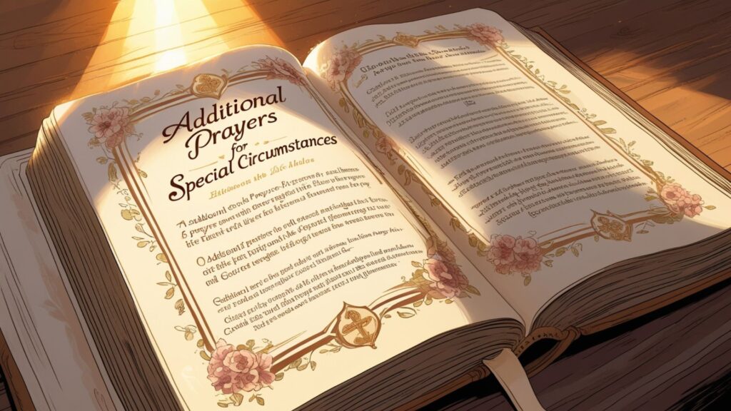 Additional Prayers for Special Circumstances