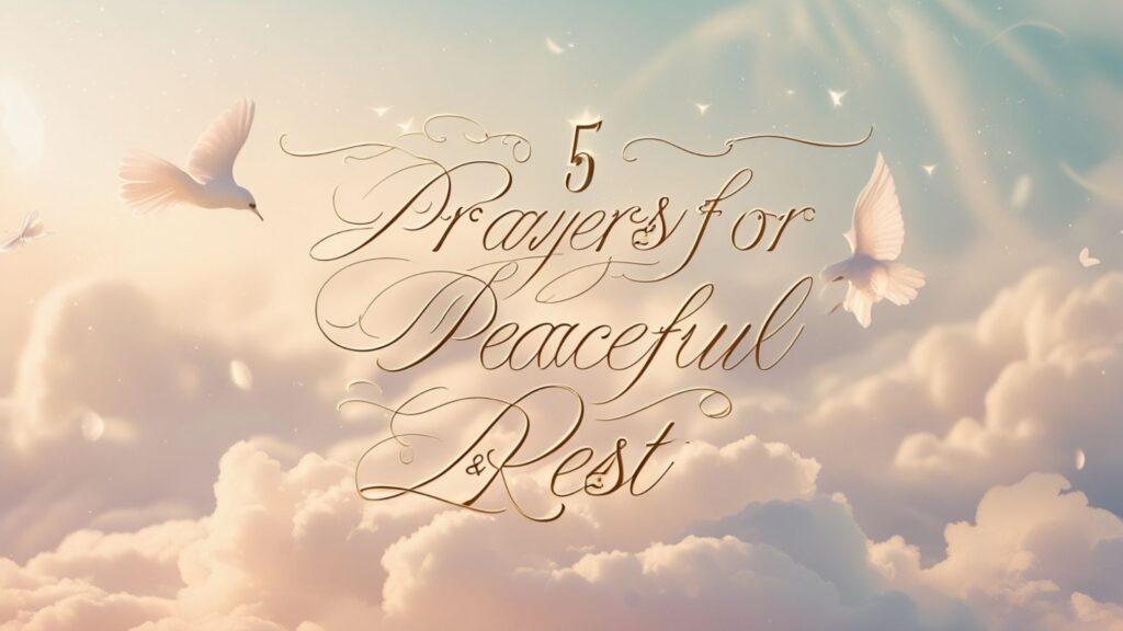 5 Prayers for Peaceful Dreams and Rest